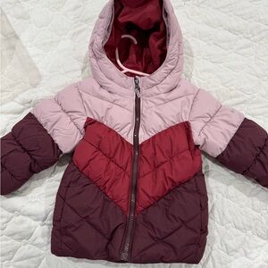 Columbia Red Puffer Jacket